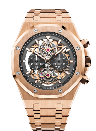 2018 Replica Audemars Piguet ROYAL OAK TOURBILLON CHRONOGRAPH OPENWORKED watch 26347OR.OO.1205OR.01